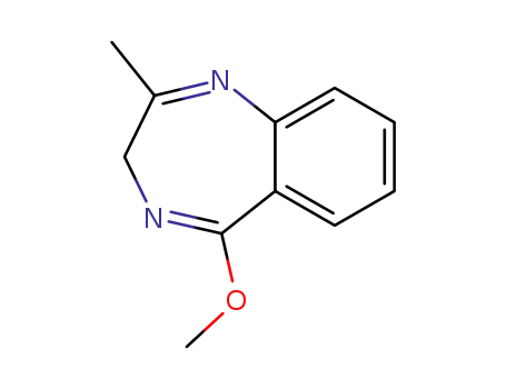 Molecular Structure of 107468-34-8 (3H-1,4-Benzodiazepine, 5-methoxy-2-methyl-)