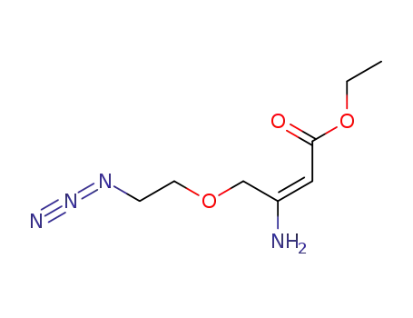 (E)-3-Amino-4-(2-azido-ethoxy)-but-2-enoic acid ethyl ester