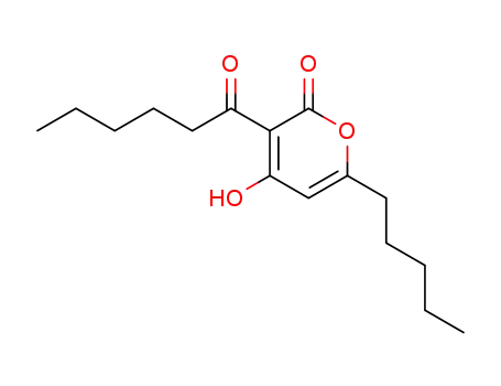 3-hexanoyl-4-hydroxy-6-pentyl-2H-pyran-2-one
