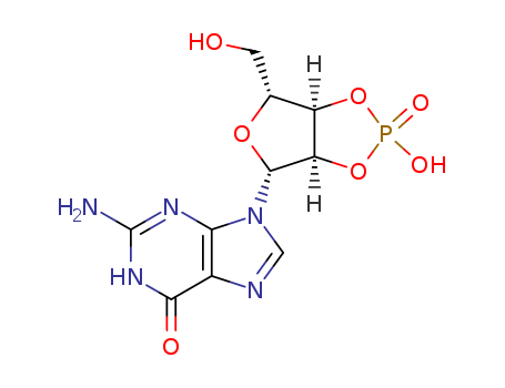 Guanosine, cyclic 2,3-(hydrogen phosphate), monosodium salt