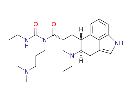 Molecular Structure of 81409-90-7 (Cabergoline)