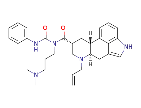 N-(3-(Dimethylamino)propyl)-N-((phenylamino)carbonyl)-6-(2-propenyl)ergoline-8beta-carboxamide