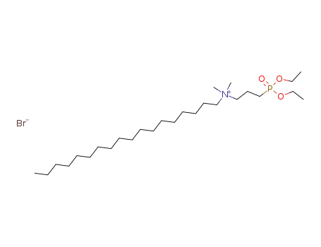 N-(3-(diethoxyphosphoryl)propyl)-N,N-dimethyloctadecan-1-ammonium bromide