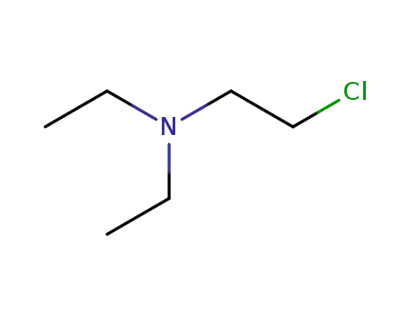 Molecular Structure of 100-35-6 ((2-CHLORO-ETHYL)-DIETHYL-AMINE)