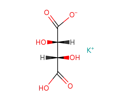 Molecular Structure of 57341-16-9 (POTASSIUM HYDROGEN D-TARTRATE)