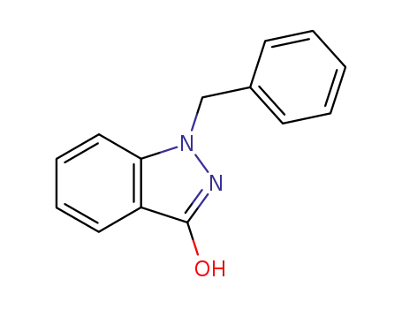 Molecular Structure of 2215-63-6 (1-BENZYL-3-HYDROXY-1H-INDAZOLE)