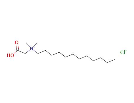 Molecular Structure of 55142-08-0 ((carboxymethyl)dodecyldimethylammonium chloride)