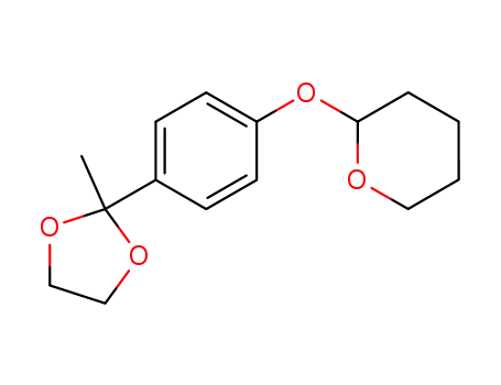 2-[4-(2-Methyl-[1,3]dioxolan-2-yl)-phenoxy]-tetrahydro-pyran