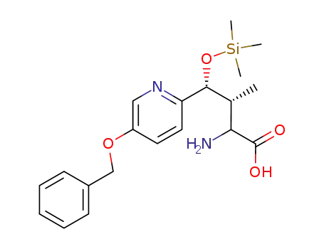(3R,4R)-2-Amino-4-(5-benzyloxy-pyridin-2-yl)-3-methyl-4-trimethylsilanyloxy-butyric acid