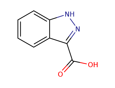 4498-67-3,Indazole-3-carboxylic acid,Indazole-3-carboxylicacid (7CI);3(1H)-Indazolecarboxylic acid;3-Carboxy-1H-indazole;3-Carboxyindazole;NSC 520610;1H-indazole-3-carboxylic acid;1H-Indazole-3-carboxylicacid;