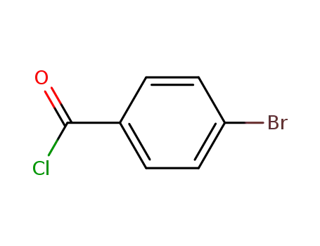 Molecular Structure of 586-75-4 (4-Bromobenzoyl chloride)