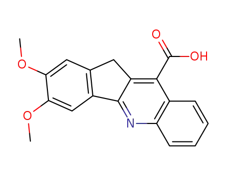 2,3-dimethoxy-11H-indeno<1,2-b>quinoline-10-carboxylic acid