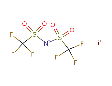 Molecular Structure of 90076-65-6 (Lithium bis(trifluoromethanesulphonyl)imide)