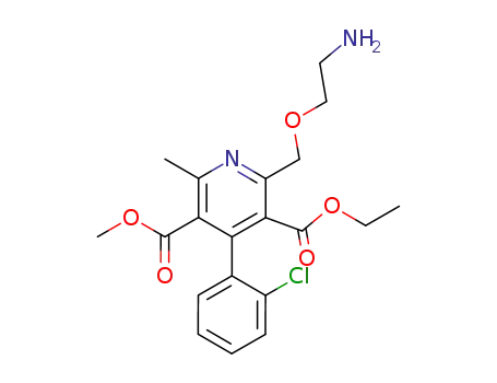 2-(2-Amino-ethoxymethyl)-4-(2-chloro-phenyl)-6-methyl-pyridine-3,5-dicarboxylic acid 3-ethyl ester 5-methyl ester