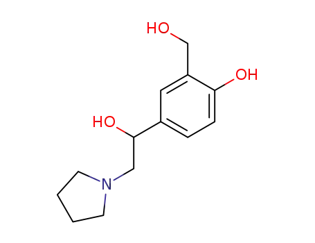 2-Hydroxymethyl-4-(1-hydroxy-2-pyrrolidin-1-yl-ethyl)-phenol