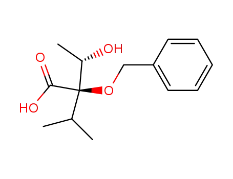 (2R,3S)-2-Benzyloxy-3-hydroxy-2-isopropyl-butyric acid