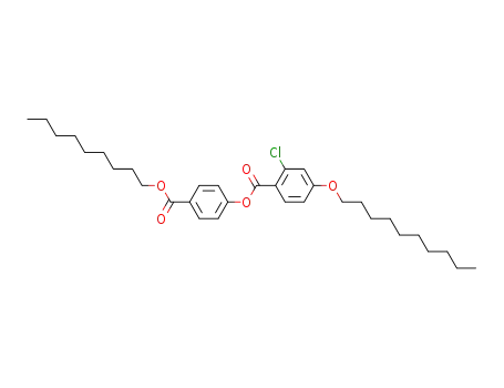 2-Chloro-4-decyloxy-benzoic acid 4-nonyloxycarbonyl-phenyl ester