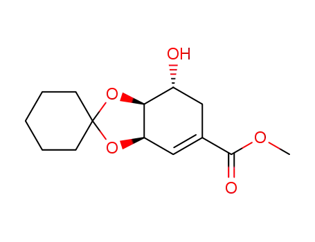 methyl (3aS,4R,7aR)-4-hydroxy-3a,4,5,7a-tetrahydrospiro[benzo[d][1,3]dioxole-2,1'-cyclohexane]-6-carboxylate