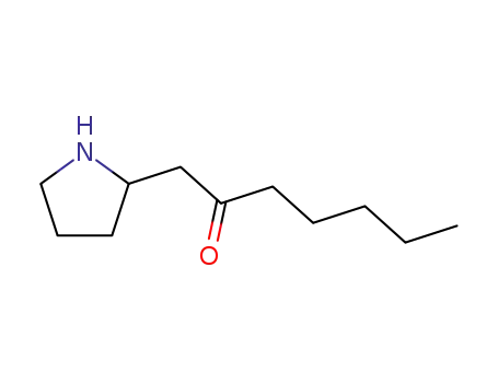 1-Pyrrolidin-2-yl-heptan-2-one