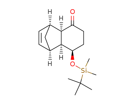 (-)-(1S,4R,4aS,5R,8aR)-5-tert-Butyldimethylsilyloxy-1,4,4a,6,7,8a-hexahydro-endo-1,4-methanonaphthalen-8(5H)-one