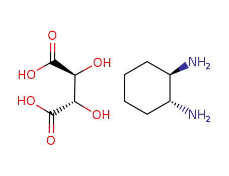 Molecular Structure of 116407-32-0 ((1R,2R)-1,2-Diaminocyclohexane D-tartrate)