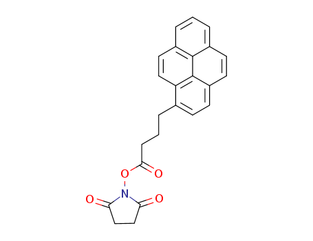 114932-60-4,1-PYRENEBUTYRIC ACID N-HYDROXYSUCCINIMI&,4-(1-Pyrene)butyric acid N-hydroxysuccinimide ester;2,5-Pyrrolidinedione,1-[1-oxo-4-(1-pyrenyl)butoxy]- (9CI);1-Pyrenebutanoic acid succinimidyl ester;1-Pyrenebutyric acid N-hydroxysuccinimide ester;4-(1-Pyrene)butanoic acidsuccimidyl ester;