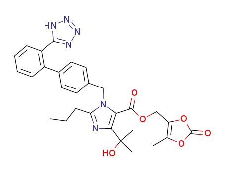 Molecular Structure of 144689-63-4 (Olmesartan medoxomil)