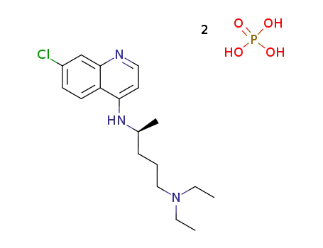 7-chloro-4-[4-diethylamino-L-methylbutylamino]quinoline diphosphate