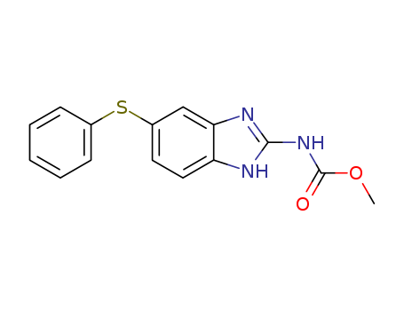 Carbamicacid, N-[6-(phenylthio)-1H-benzimidazol-2-yl]-, methyl ester(43210-67-9)