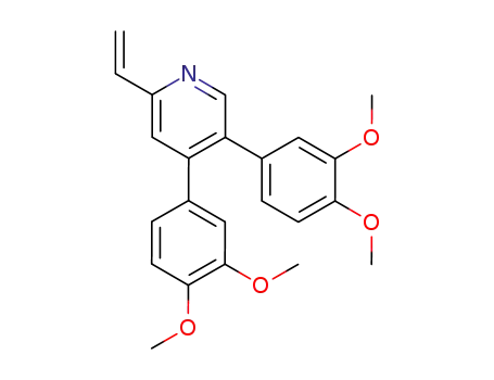 4,5-Bis-(3,4-dimethoxy-phenyl)-2-vinyl-pyridine