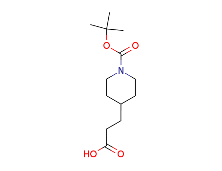 1-Boc-piperidin-4-ylpropionic acid