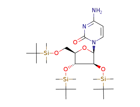 1-[2',3',5'-tris-O-(tert-butyldimethylsilyl)-β-D-arabinofuranosyl]cytosine