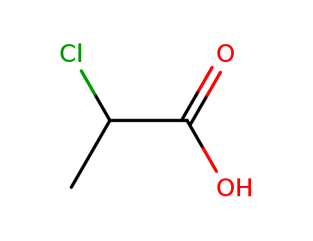 598-78-7,2-Chloropropionic acid,Propionicacid, 2-chloro- (7CI,8CI);Propionic acid, a-chloro- (4CI);(RS)-2-Chloropropanoic acid;(RS)-2-Chloropropionic acid;(RS)-a-Chloropropionic acid;2-Chloropropanoic acid;2-Chloropropionic acid;DL-2-Chloropropionic acid;NSC173;NSC 401806;a-Chloropropionic acid;