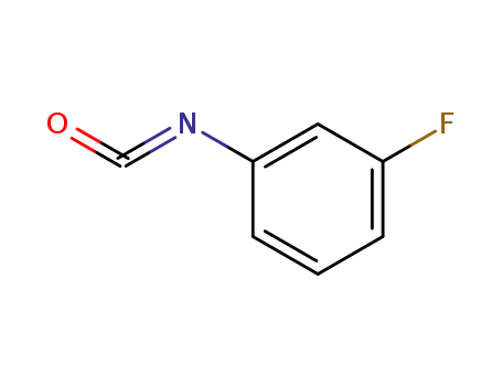 Molecular Structure of 404-71-7 (3-FLUOROPHENYL ISOCYANATE)