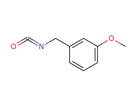 Molecular Structure of 57198-56-8 (3-METHOXYBENZYL ISOCYANATE  97)