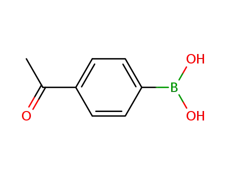 Molecular Structure of 149104-90-5 (4-Acetylphenylboronic acid)