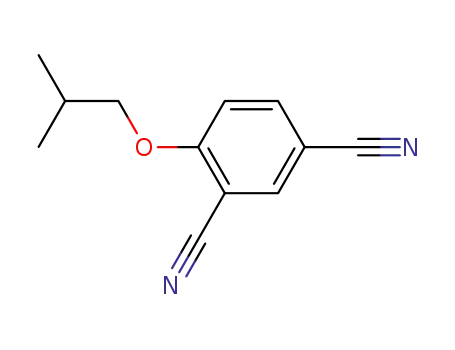 Molecular Structure of 161718-81-6 (4-(2-Methylpropoxy)-1,3-benzenedicarbonitrile)