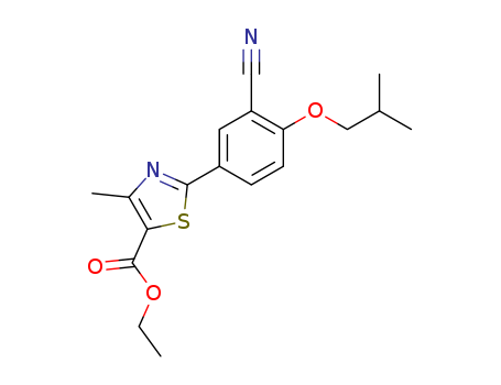 Ethyl 2-(3-cyano-4-isobutoxyphenyl)-4-methyl-5-thiazolecarboxylate