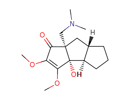 (3aS,3bR,6aS,7aR)-7a-Dimethylaminomethyl-3a-hydroxy-2,3-dimethoxy-3a,3b,4,5,6,6a,7,7a-octahydro-cyclopenta[a]pentalen-1-one