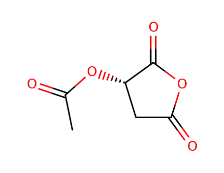 Molecular Structure of 59025-03-5 ((-)-O-Acetyl-L-malic Anhydride)