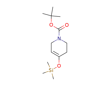 Molecular Structure of 211108-48-4 (tert-Butyl 4-[(Trimethylsilanyl)oxy]-3,6-dihydro-2H-pyridine-1-carboxylate)