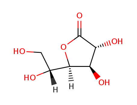 Molecular Structure of 1198-69-2 (D-Gluconic acid, .gamma.-lactone)