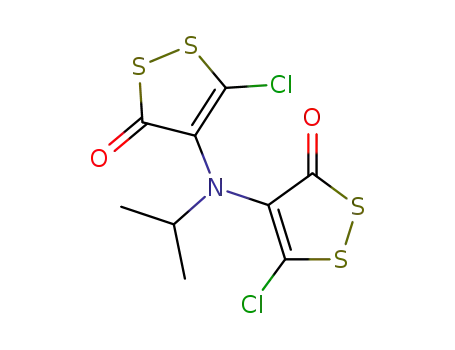 N,N-Bis(5-chloro-3-oxo-1,2-dithiol-4-yl)isopropylamine