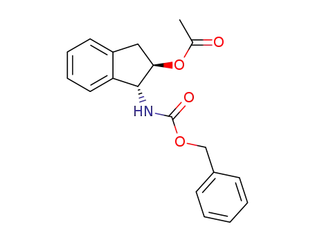 benzyl (1R,2R)-N-(1-acetoxyindan-2-yl)carbamate