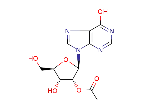 Acetic acid (2R,3R,4R,5R)-4-hydroxy-5-hydroxymethyl-2-(6-hydroxy-purin-9-yl)-tetrahydro-furan-3-yl ester