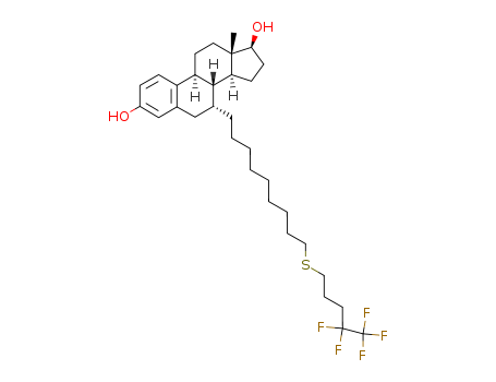 (7a,17b)-7-[9-[(4,4,5,5,5-Pentafluoropentyl)thio]nonyl]-estra-1,3,5(10)-triene-3,17-diol(153004-31-0)