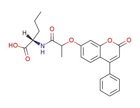 2-[2-(2-oxo-4-phenyl-2H-chromen-7-yloxy)-propionylamino]-pentanoic acid