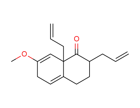 2,8a-diallyl-7-methoxy-3,4,6,8a-tetrahydro-2H-naphthalen-1-one