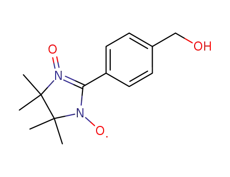 2-[p-(hydroxymethyl)phenyl]-4,4,5,5-tetramethyl-3-oxylimidazoline 1-oxide