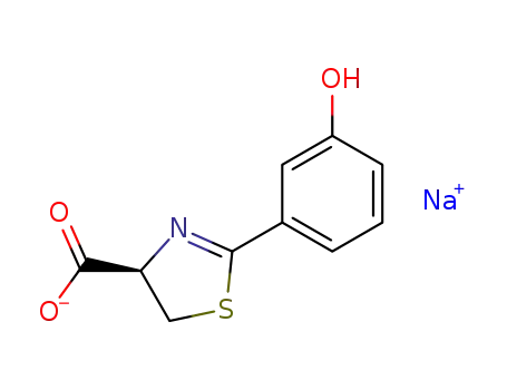 (R)-2-(3'-hydroxyphenyl)-4,5-dihydrothiazole-4-carboxylic acid sodium salt